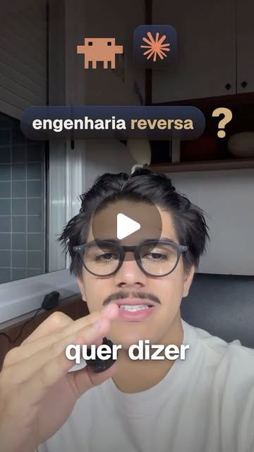 Capa do Reels sobre Engenharia reversa com IA