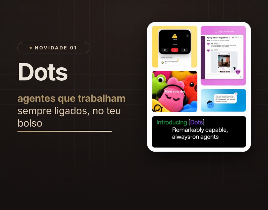 Tela do Dots, o agente da OpenAI que roda na nuvem